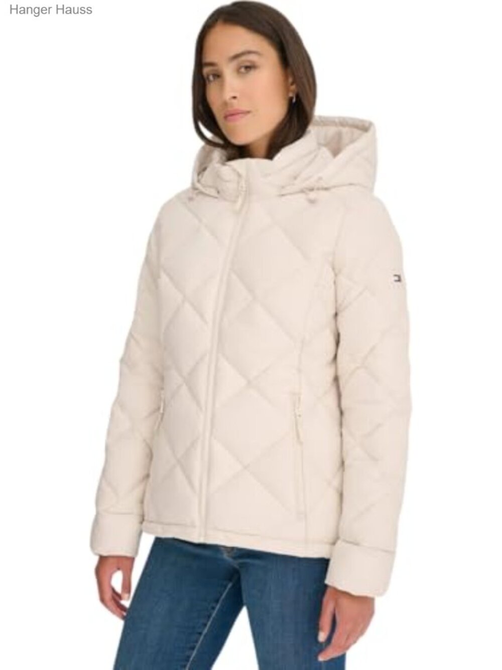 Tommy Hilfiger Zip-Up Lightweight Jacket Polyester Water Resistant